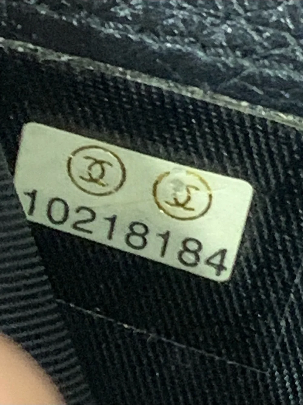 CHANEL Black CC Zip-Around Wallet